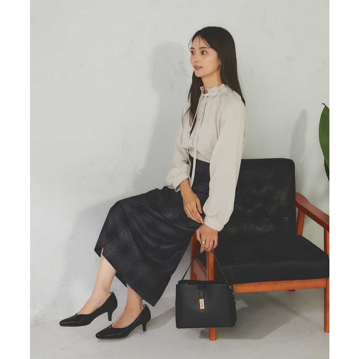 フリルネックボウタイブラウス | a.v.v【WOMEN】 | 詳細画像19 