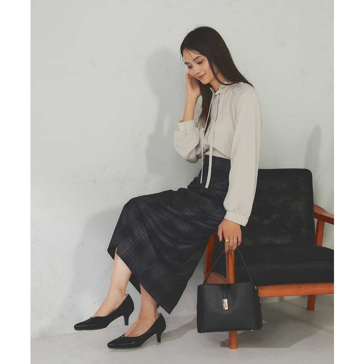 フリルネックボウタイブラウス | a.v.v【WOMEN】 | 詳細画像20 