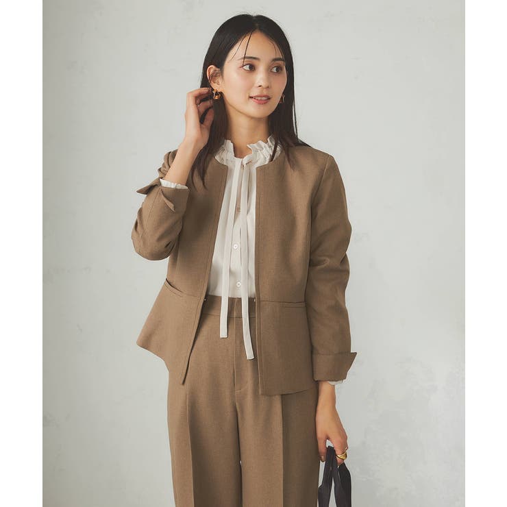 フリルネックボウタイブラウス | a.v.v【WOMEN】 | 詳細画像28 