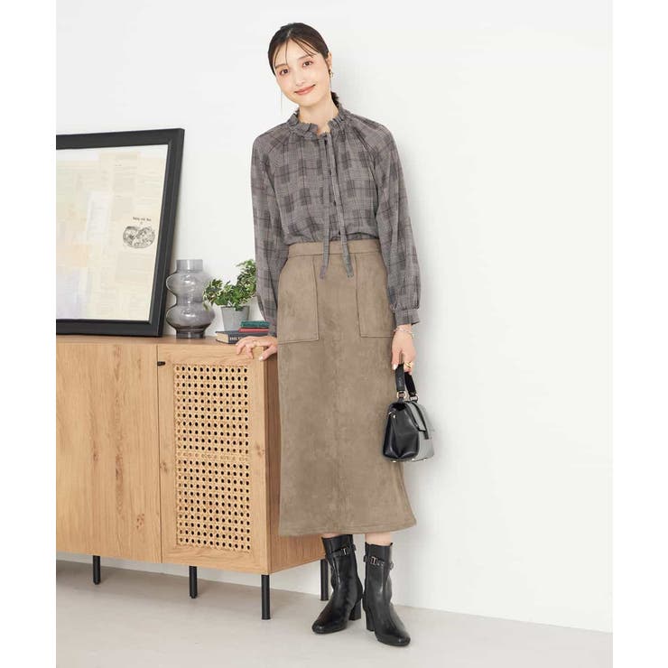 フリルネックボウタイブラウス | a.v.v【WOMEN】 | 詳細画像36 