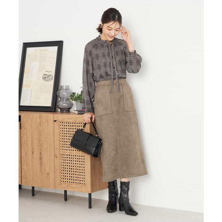 フリルネックボウタイブラウス | a.v.v【WOMEN】 | 詳細画像39 