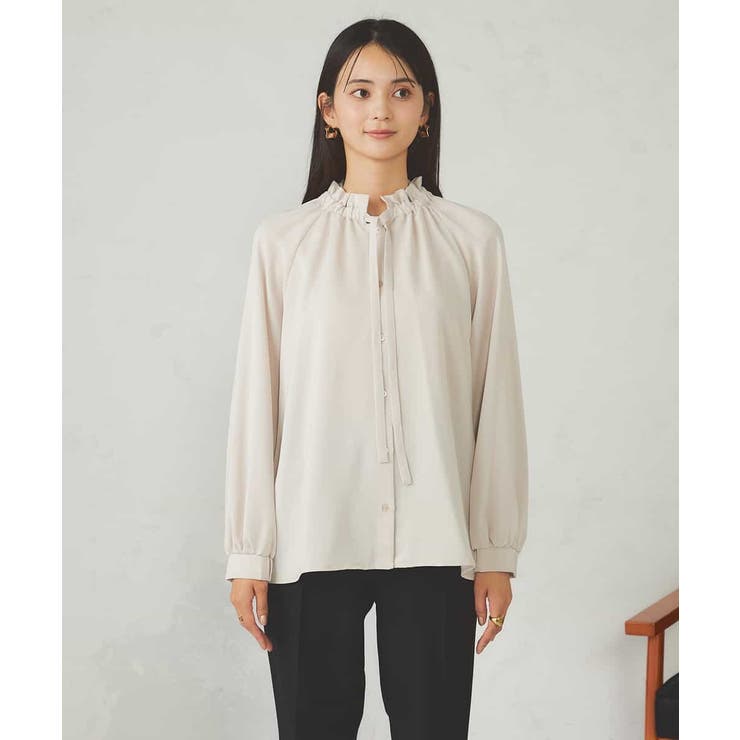 フリルネックボウタイブラウス | a.v.v【WOMEN】 | 詳細画像40 