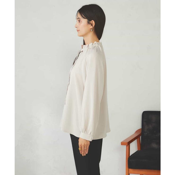 フリルネックボウタイブラウス | a.v.v【WOMEN】 | 詳細画像41 