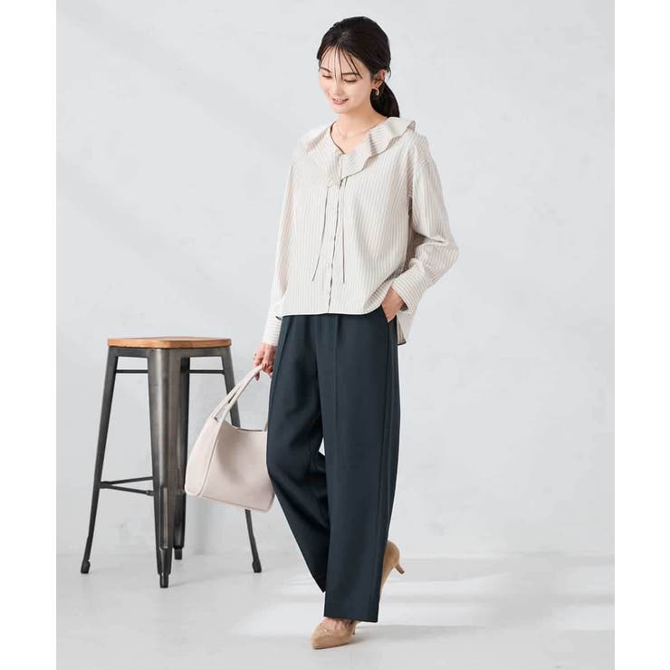 ラッフルフリルストライプブラウス | a.v.v【WOMEN】 | 詳細画像20 