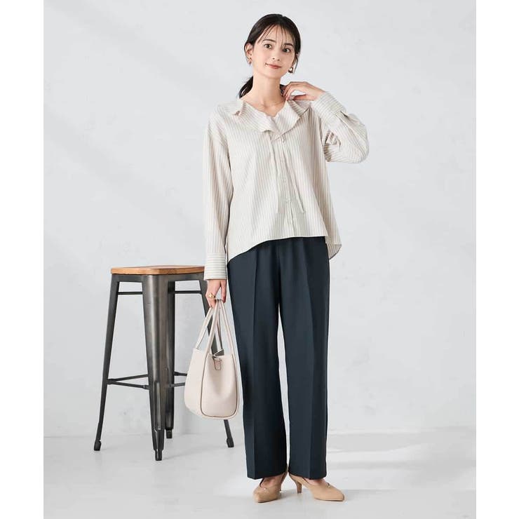 ラッフルフリルストライプブラウス | a.v.v【WOMEN】 | 詳細画像21 