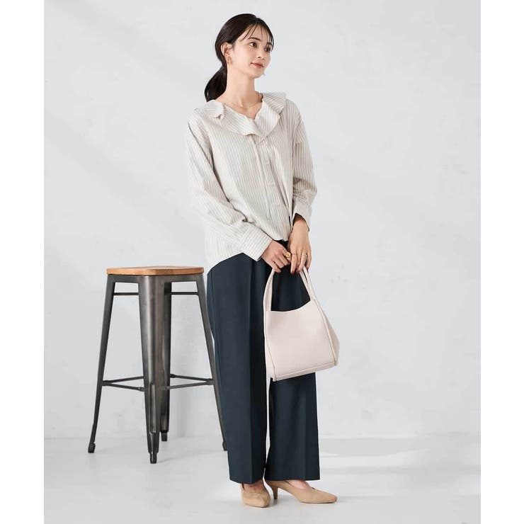 ラッフルフリルストライプブラウス | a.v.v【WOMEN】 | 詳細画像22 