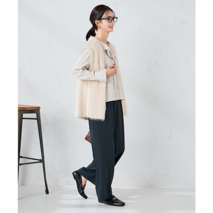 ラッフルフリルストライプブラウス | a.v.v【WOMEN】 | 詳細画像23 