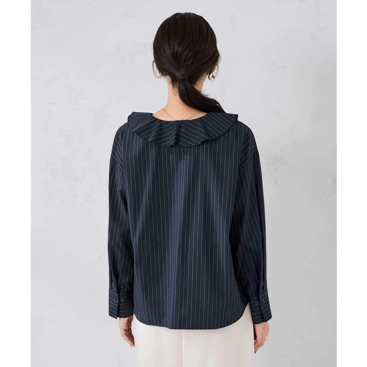 ラッフルフリルストライプブラウス | a.v.v【WOMEN】 | 詳細画像30 