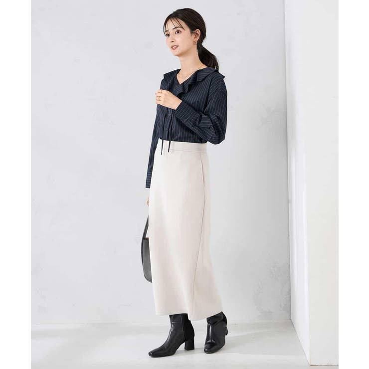 ラッフルフリルストライプブラウス | a.v.v【WOMEN】 | 詳細画像6 