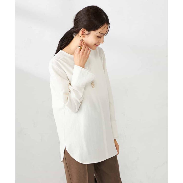 ノーカラーカフスブラウス | a.v.v【WOMEN】 | 詳細画像1 