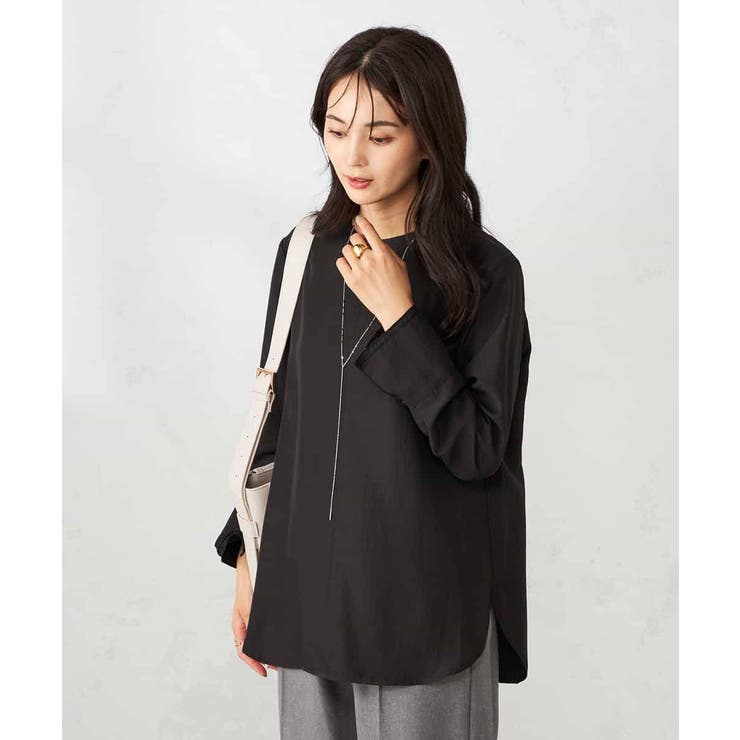 ノーカラーカフスブラウス | a.v.v【WOMEN】 | 詳細画像14 