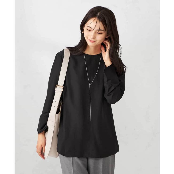 ノーカラーカフスブラウス | a.v.v【WOMEN】 | 詳細画像15 