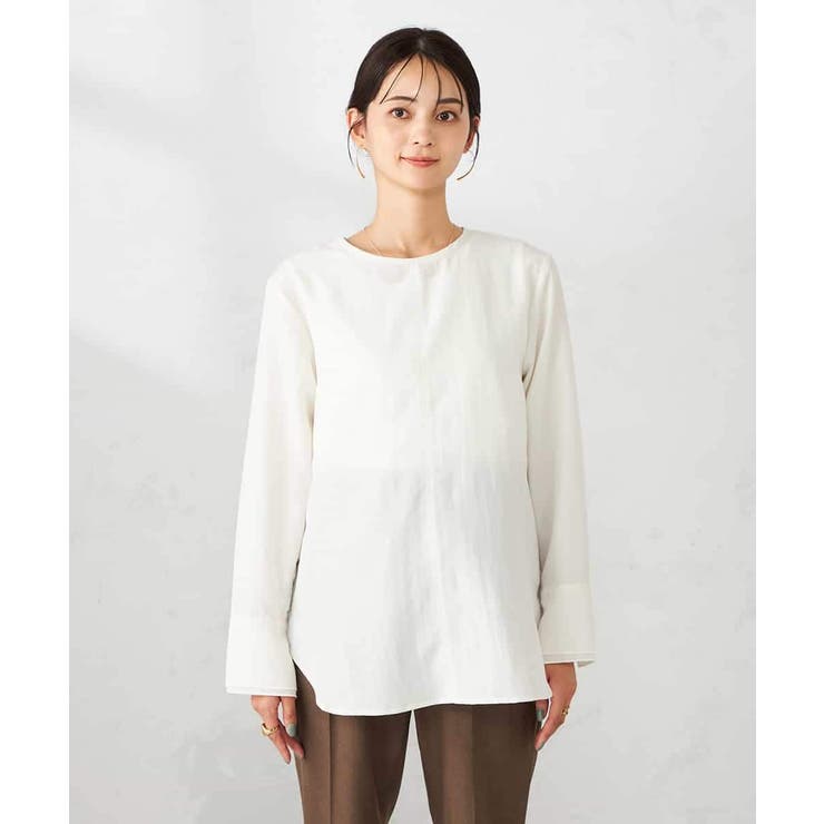 ノーカラーカフスブラウス | a.v.v【WOMEN】 | 詳細画像21 