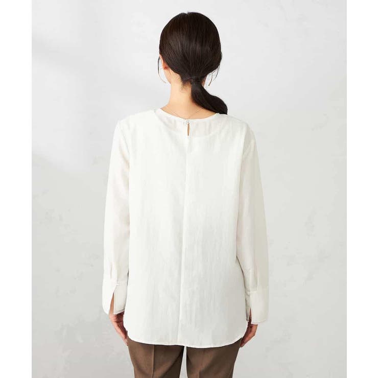 ノーカラーカフスブラウス | a.v.v【WOMEN】 | 詳細画像23 