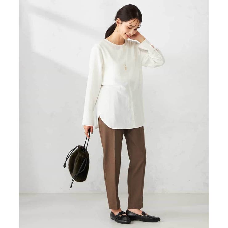 ノーカラーカフスブラウス | a.v.v【WOMEN】 | 詳細画像6 