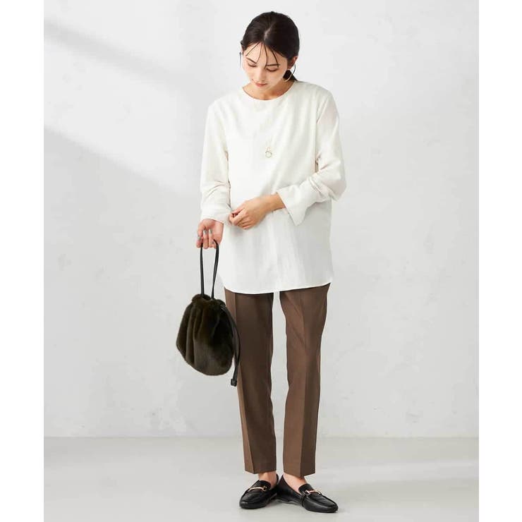 ノーカラーカフスブラウス | a.v.v【WOMEN】 | 詳細画像8 