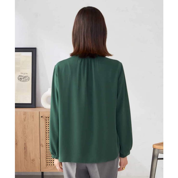 【洗える/セットアップ可】バンドカラーブラウス | a.v.v【WOMEN】 | 詳細画像20 