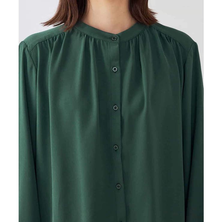 【洗える/セットアップ可】バンドカラーブラウス | a.v.v【WOMEN】 | 詳細画像21 