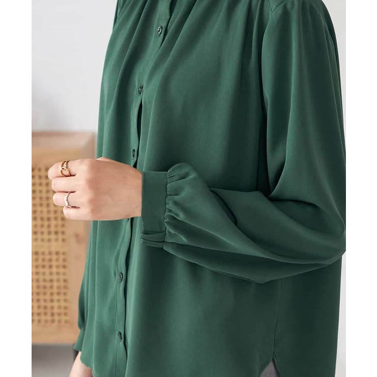 【洗える/セットアップ可】バンドカラーブラウス | a.v.v【WOMEN】 | 詳細画像22 