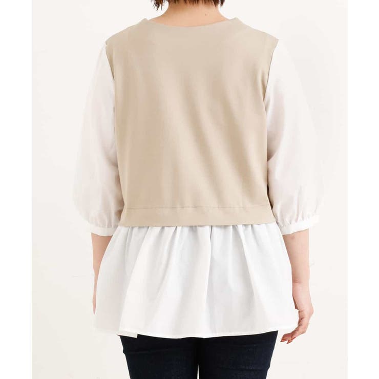 レイヤード風チュニックブラウス | a.v.v【WOMEN】 | 詳細画像10