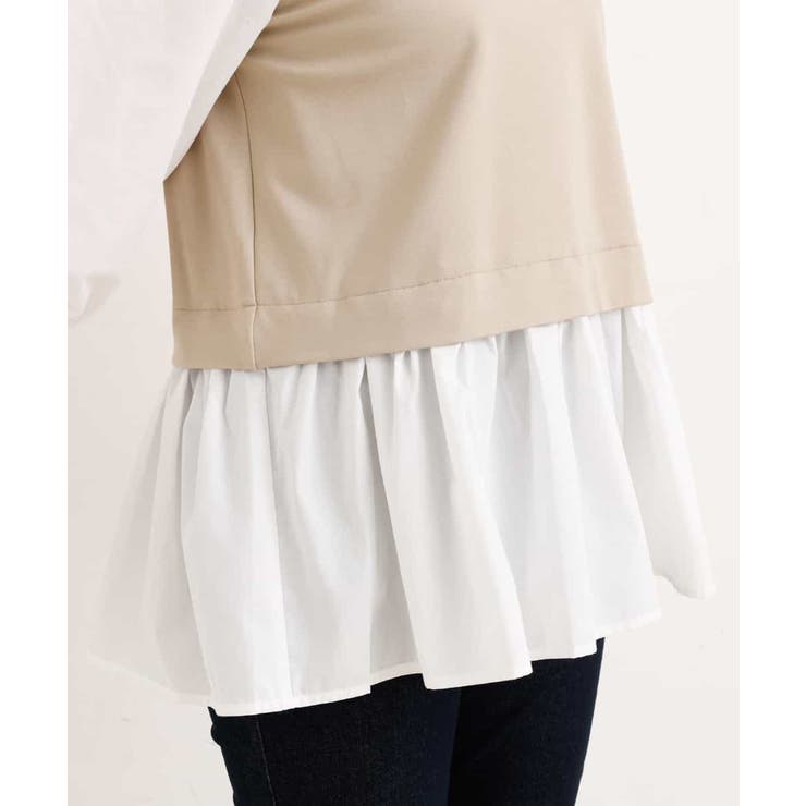 レイヤード風チュニックブラウス | a.v.v【WOMEN】 | 詳細画像13