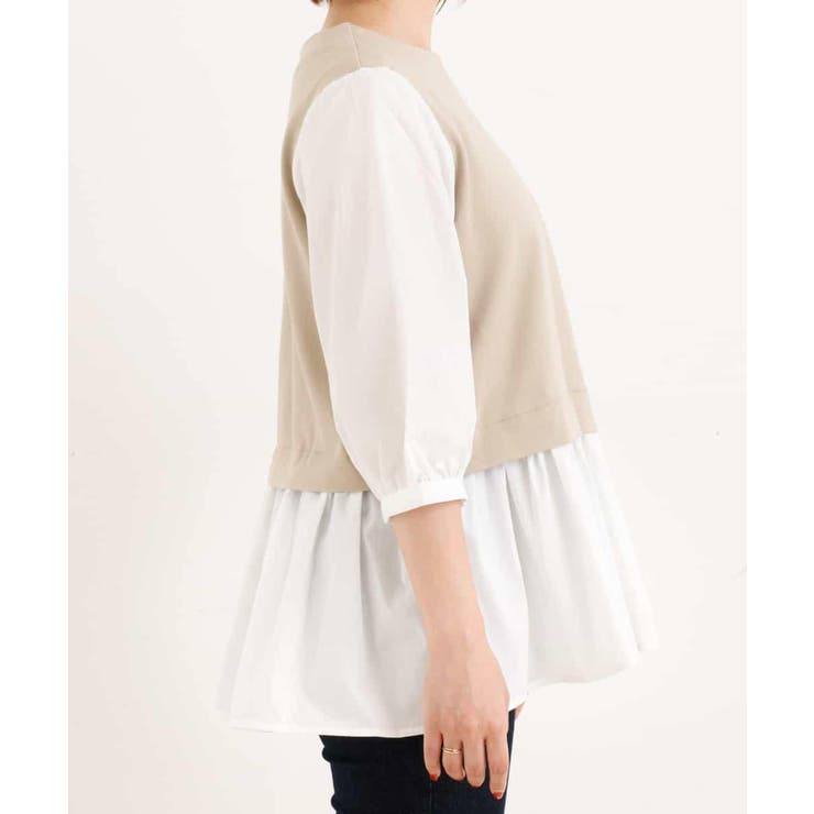 レイヤード風チュニックブラウス | a.v.v【WOMEN】 | 詳細画像9