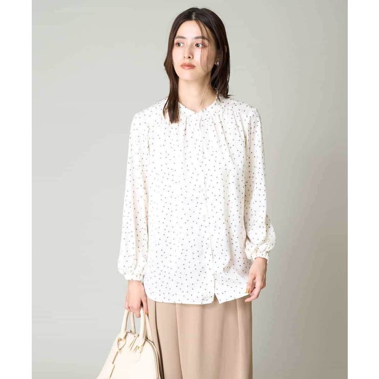 サテンギャザーブラウス | a.v.v【WOMEN】 | 詳細画像19 