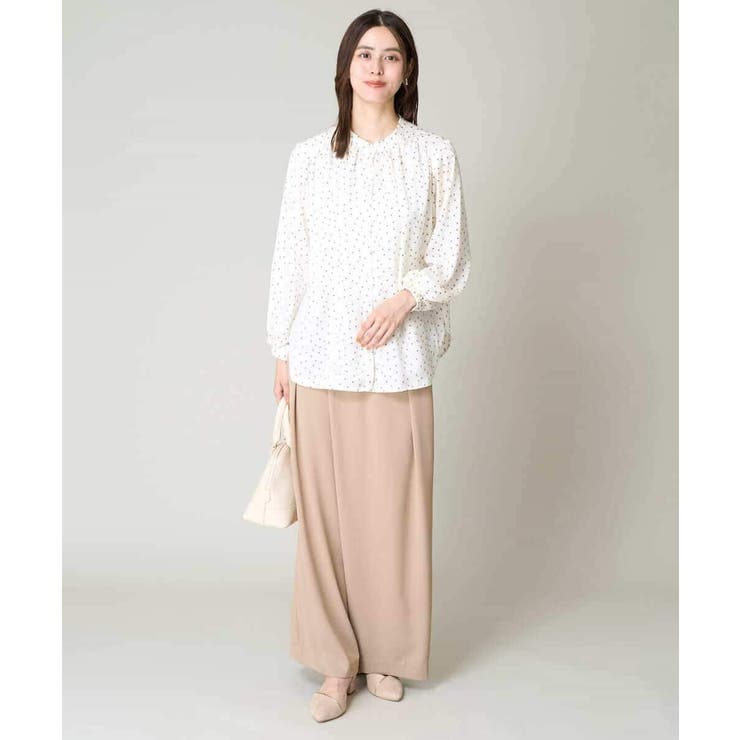 サテンギャザーブラウス | a.v.v【WOMEN】 | 詳細画像20 