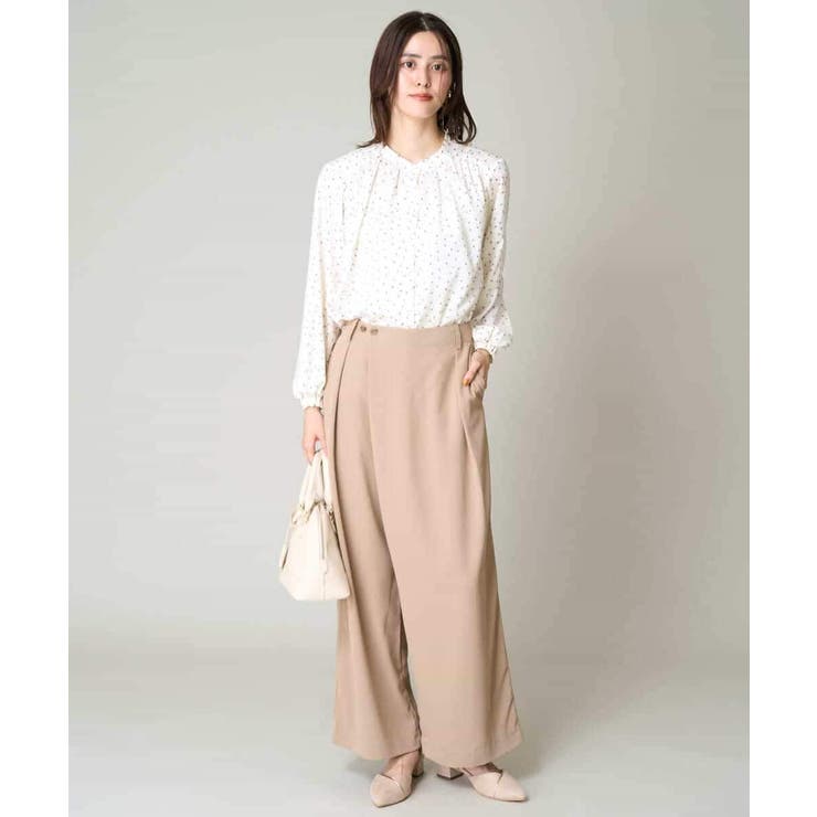 サテンギャザーブラウス | a.v.v【WOMEN】 | 詳細画像23 