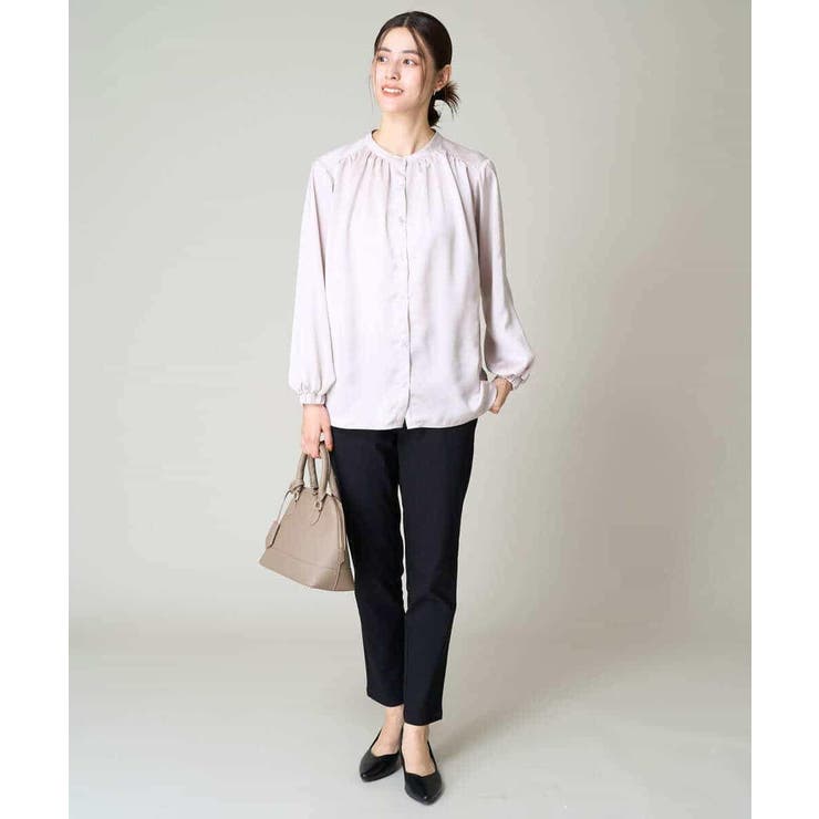 サテンギャザーブラウス | a.v.v【WOMEN】 | 詳細画像32 