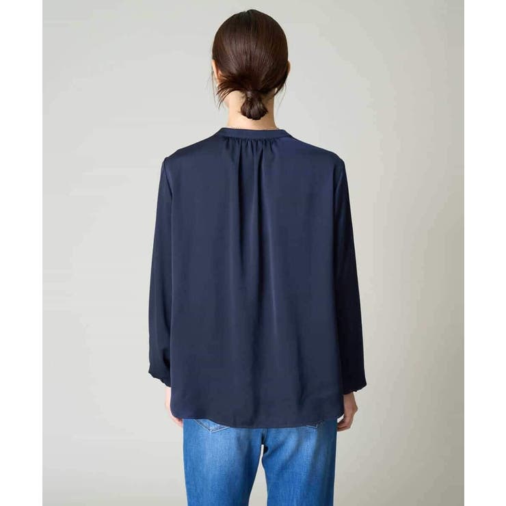 サテンギャザーブラウス | a.v.v【WOMEN】 | 詳細画像37 