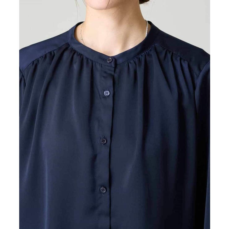 サテンギャザーブラウス | a.v.v【WOMEN】 | 詳細画像38 