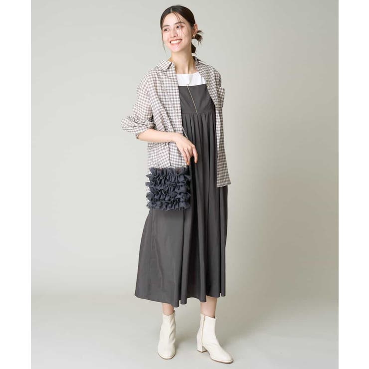 シアーチェックシャツ | a.v.v【WOMEN】 | 詳細画像14 