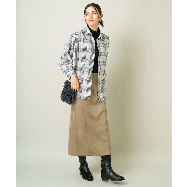 シアーチェックシャツ | a.v.v【WOMEN】 | 詳細画像3 