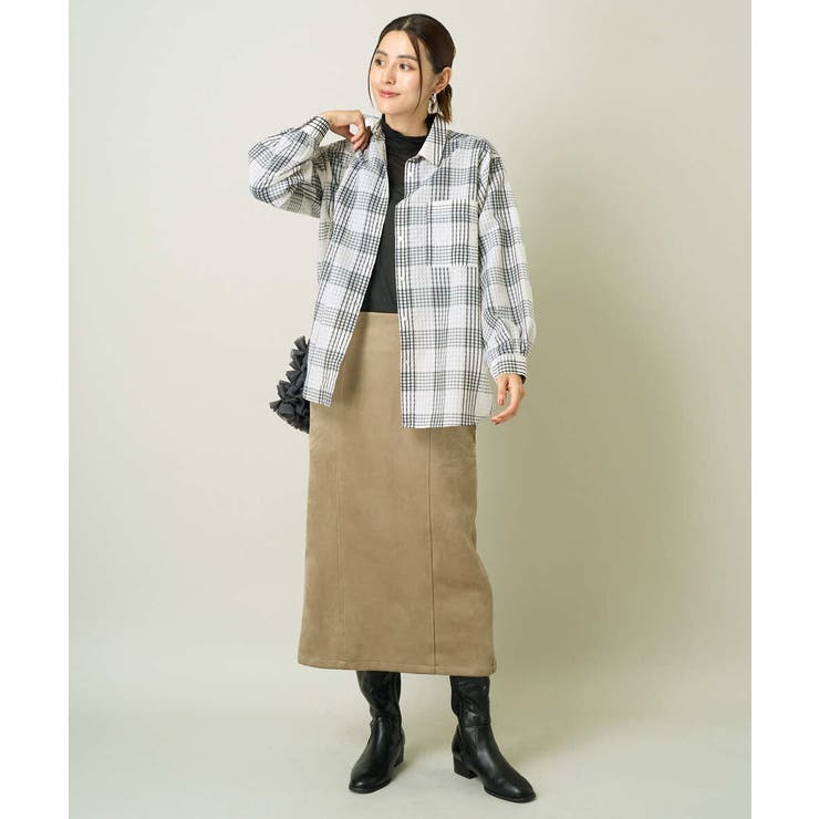 シアーチェックシャツ | a.v.v【WOMEN】 | 詳細画像4 