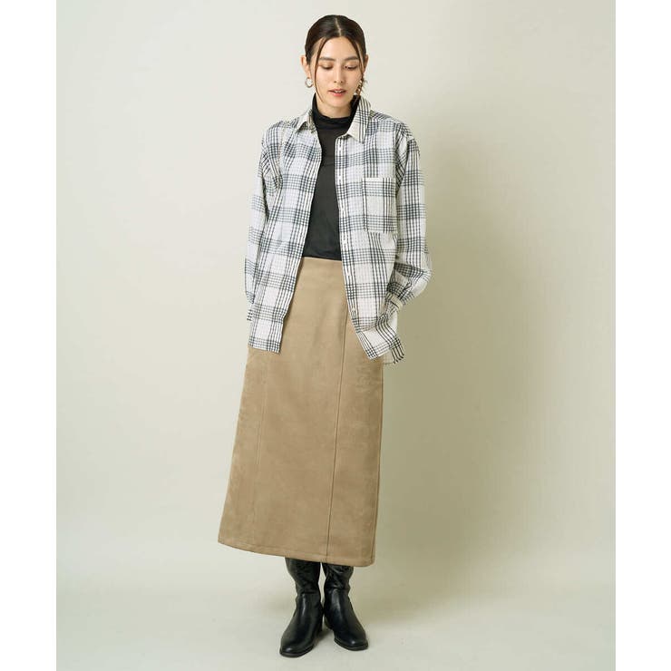 シアーチェックシャツ | a.v.v【WOMEN】 | 詳細画像5 