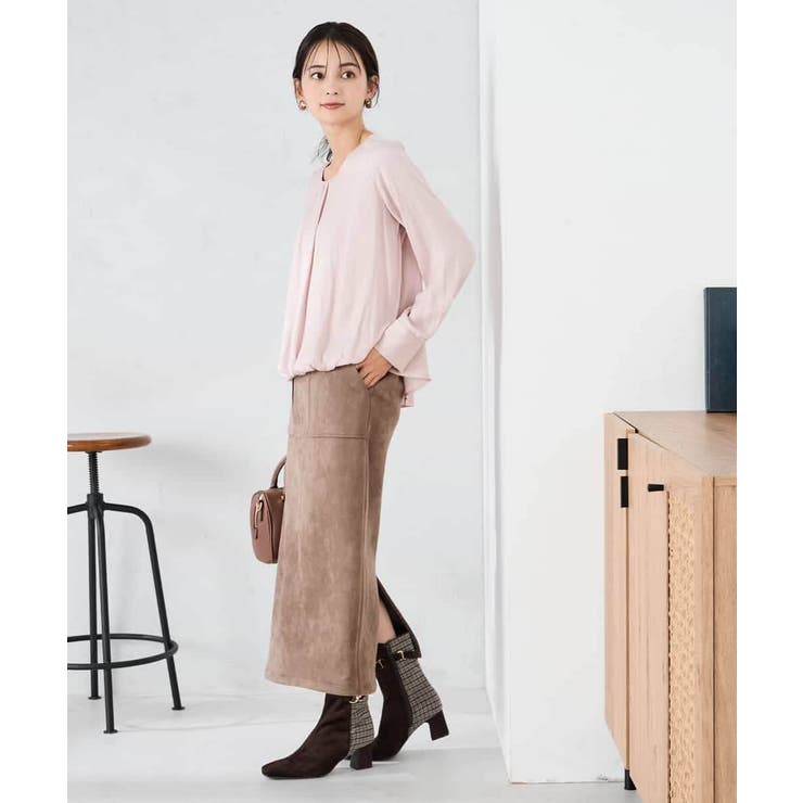 サテンバルーンブラウス | a.v.v【WOMEN】 | 詳細画像7 