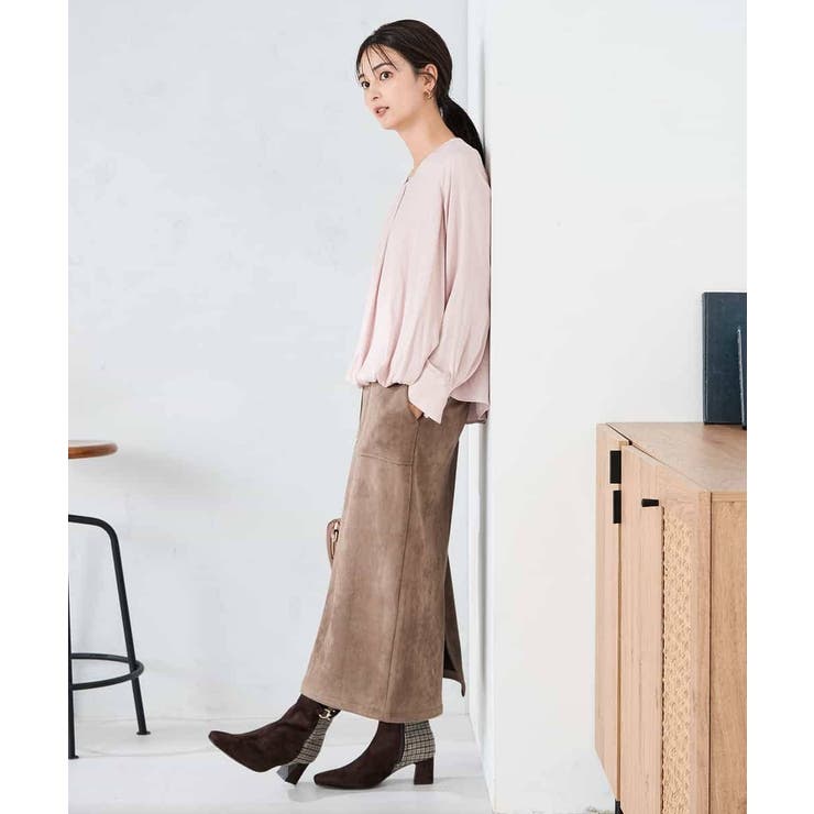 サテンバルーンブラウス | a.v.v【WOMEN】 | 詳細画像8 