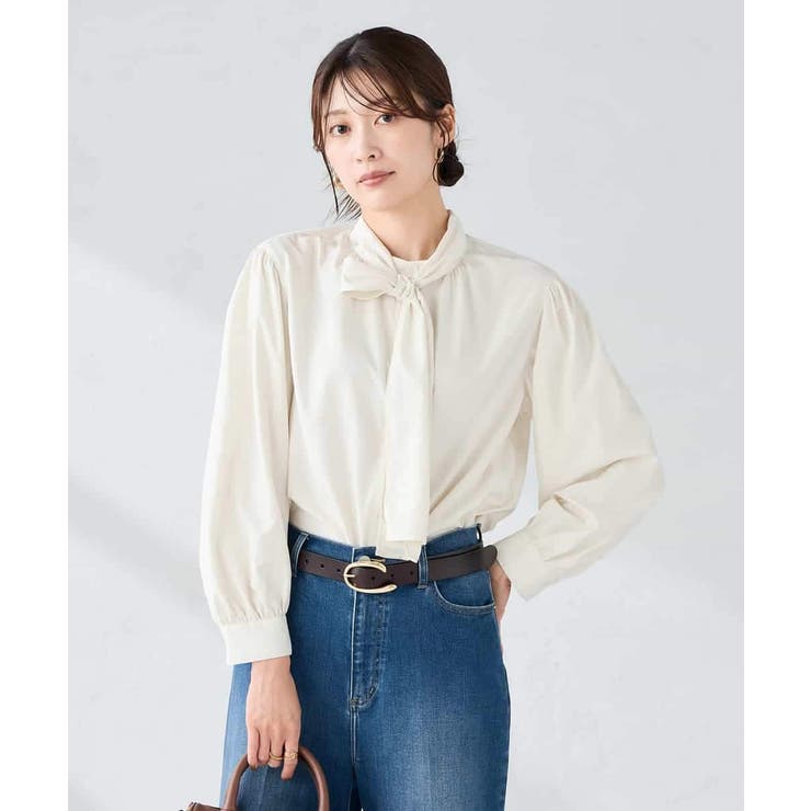 2WAYボウタイブラウス | a.v.v【WOMEN】 | 詳細画像7 