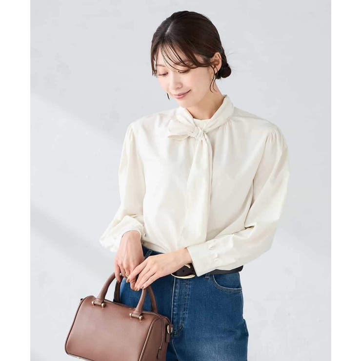 2WAYボウタイブラウス | a.v.v【WOMEN】 | 詳細画像8 