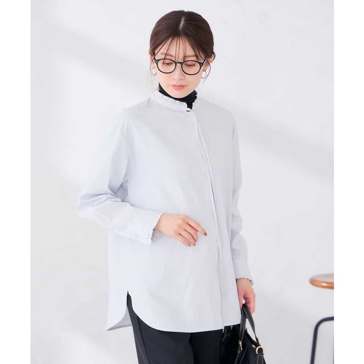 フリルネック ボウタイ ブラウス | a.v.v【WOMEN】 | 詳細画像14 