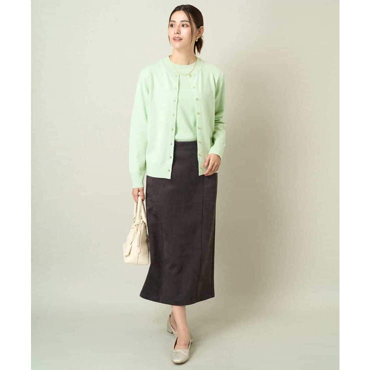 【洗える】クルーネックニットカーディガン/アンサンブル対応 | a.v.v【WOMEN】 | 詳細画像10 