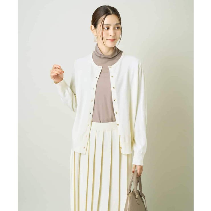 【洗える】クルーネックニットカーディガン/アンサンブル対応 | a.v.v【WOMEN】 | 詳細画像17 