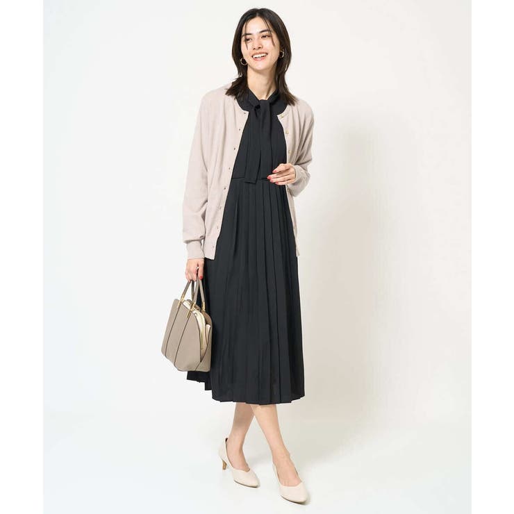 【洗える】クルーネックニットカーディガン/アンサンブル対応 | a.v.v【WOMEN】 | 詳細画像25 