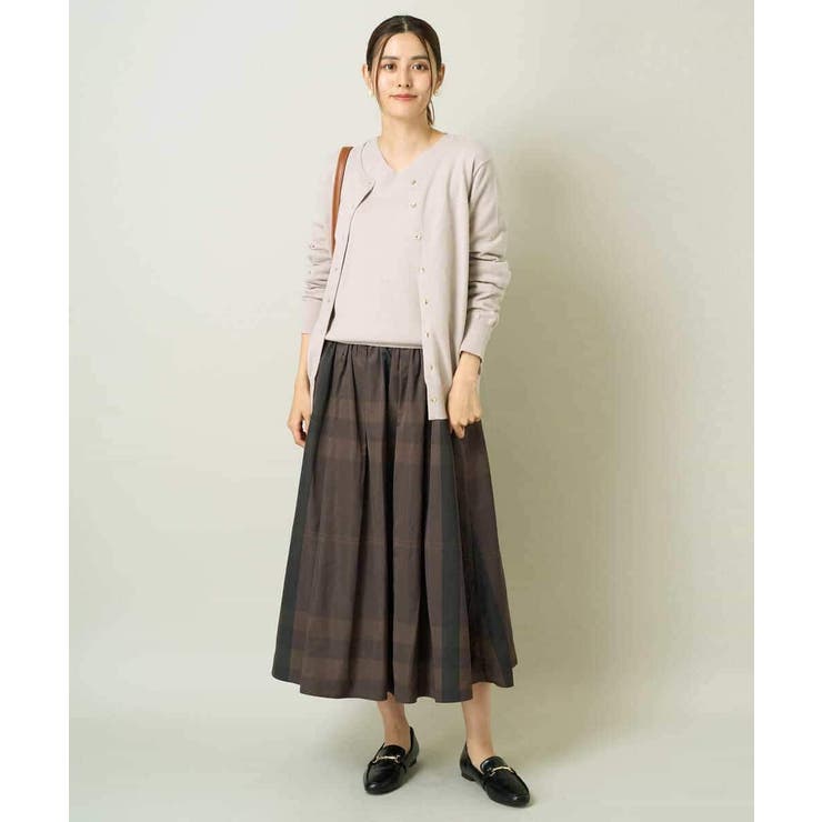 【洗える】クルーネックニットカーディガン/アンサンブル対応 | a.v.v【WOMEN】 | 詳細画像28 