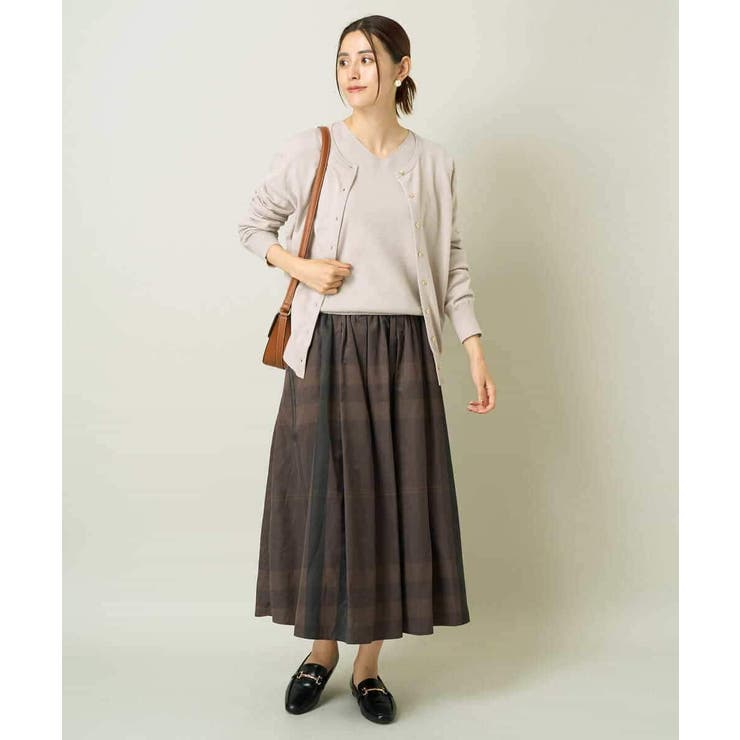 【洗える】クルーネックニットカーディガン/アンサンブル対応 | a.v.v【WOMEN】 | 詳細画像29 