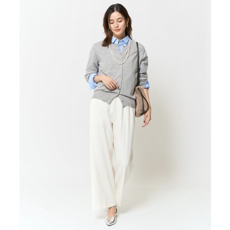 【洗える】クルーネックニットカーディガン/アンサンブル対応 | a.v.v【WOMEN】 | 詳細画像32 