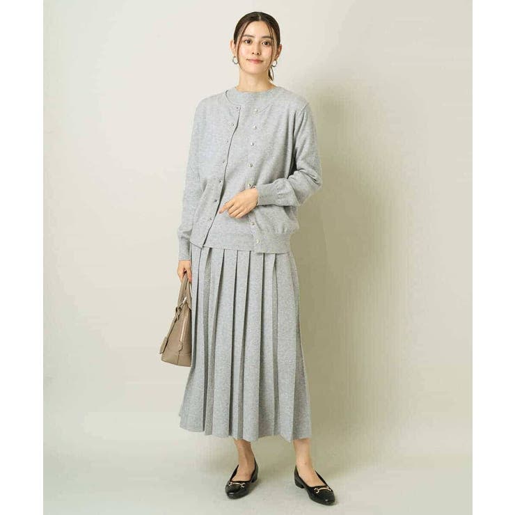 【洗える】クルーネックニットカーディガン/アンサンブル対応 | a.v.v【WOMEN】 | 詳細画像34 