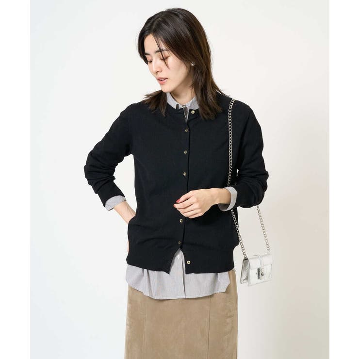 【洗える】クルーネックニットカーディガン/アンサンブル対応 | a.v.v【WOMEN】 | 詳細画像37 