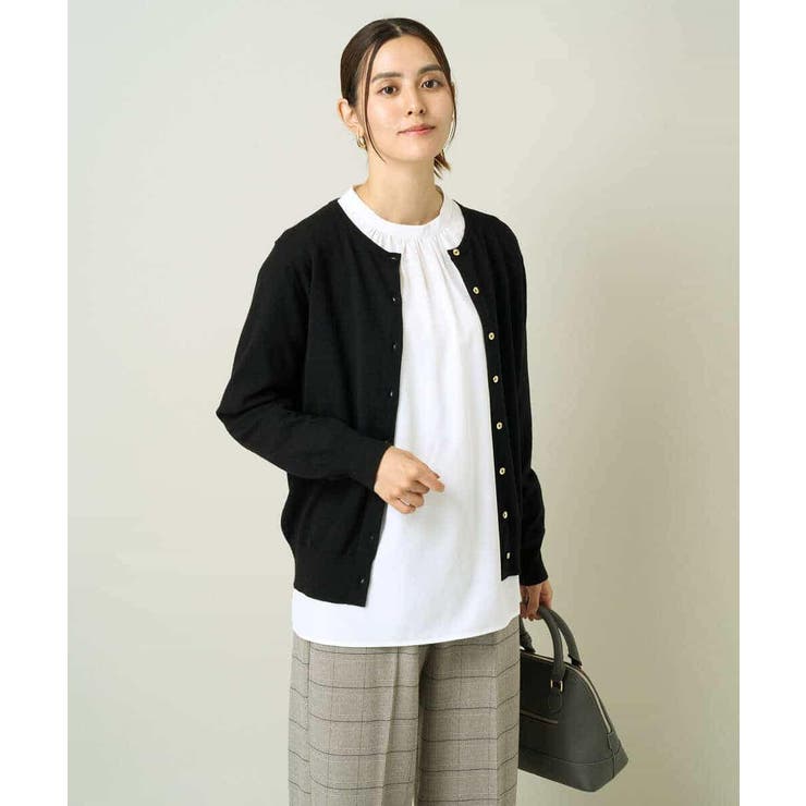 【洗える】クルーネックニットカーディガン/アンサンブル対応 | a.v.v【WOMEN】 | 詳細画像41 